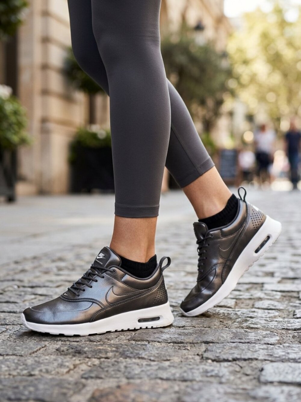 Nike Air Max Thea Special Edition Metallic Hematite Women's Shoes - Size 6